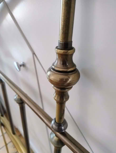 Photo of free Antique Brass Headboard (Bromley North BR1) #2