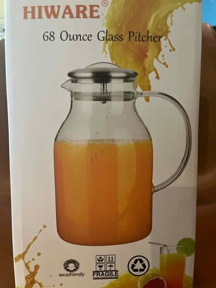 Photo of free 68 ounce glass pitcher (Somerville, Spring Hill) #1