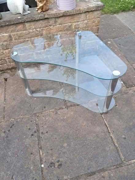 Photo of free Glass TV stand (Gargrave BD23) #1