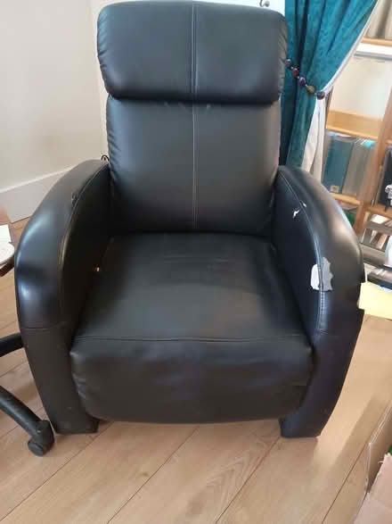 Photo of free Two black recliner chairs with working massage function (Billing Road East area) #1