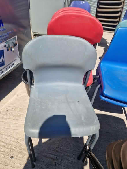 Photo of free Grey Plastic Chairs (Brierley Hill, DY5) #1