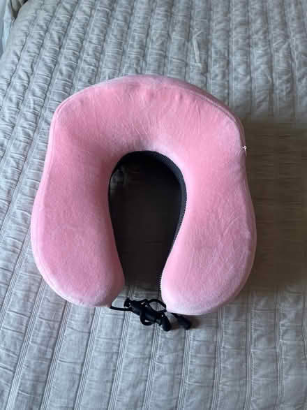 Photo of free Pink neck pillow for airplane (Arnold) #1