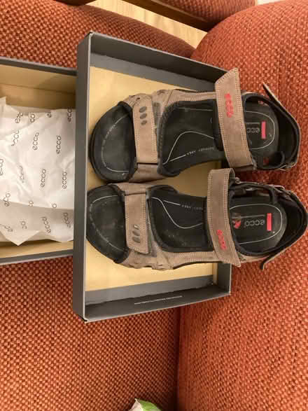 Photo of free Ecco size 42 suede leather sandals (Acton W3) #1