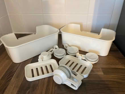 Photo of free IKEA plastic bathroom caddies and soap trays (Mile Oak BN41) #1