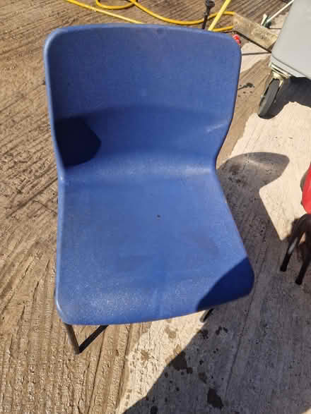 Photo of free Dark Blue Plastic Chairs (Brierley Hill, DY5) #1