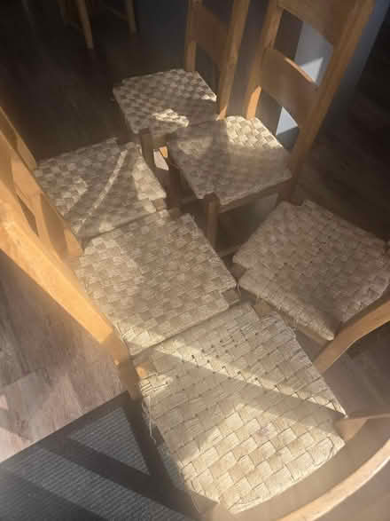 Photo of free 6 dining chairs (Ford end CM3) #4