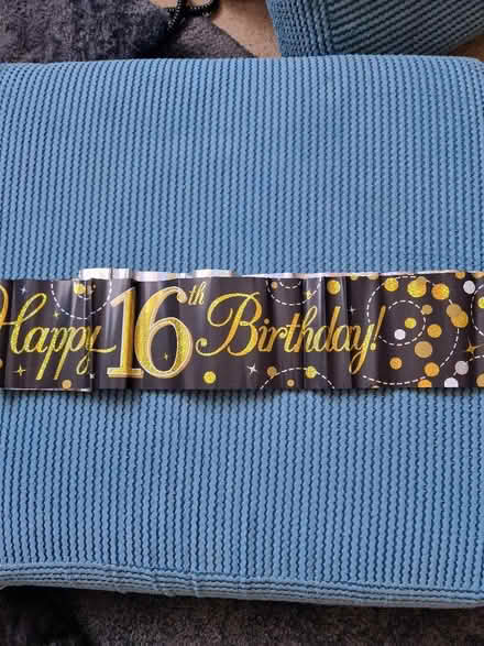 Photo of free 16th birthday banner (Wigmore HR6) #1