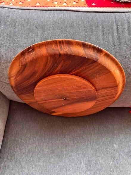 Photo of free Wood lazy susan (Chevy Chase DC) #2