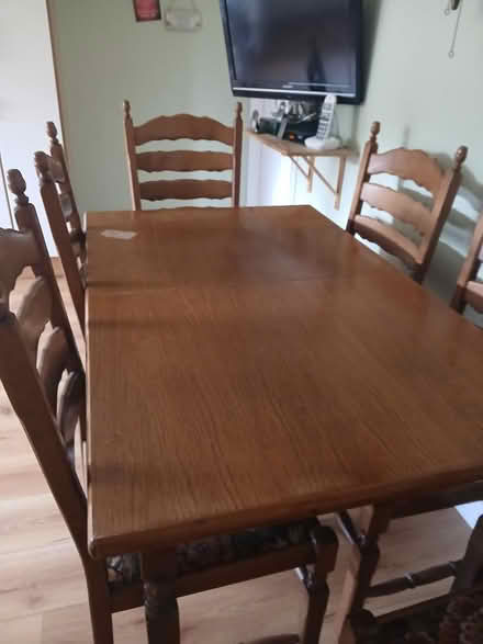 Photo of free Table&6chairs (Finglas East) #1