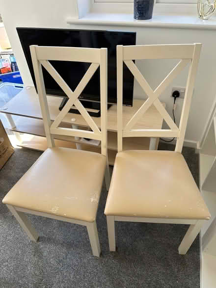 Photo of free Two dining chairs (Steventon OX11) #1