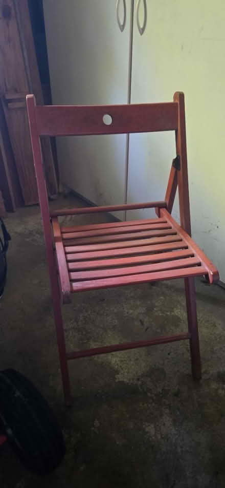 Photo of free Sturdy Wooden Folding chairs (Groton/Ayer line of rt 111) #2