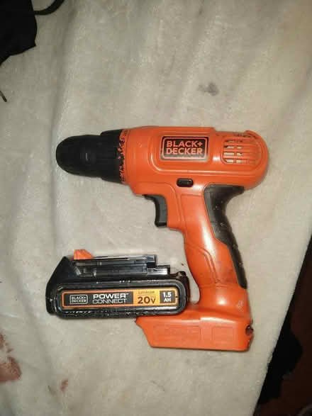 Photo of free Black+Decker 20v Lithium Drill (Hotel Canada on Richards st) #1