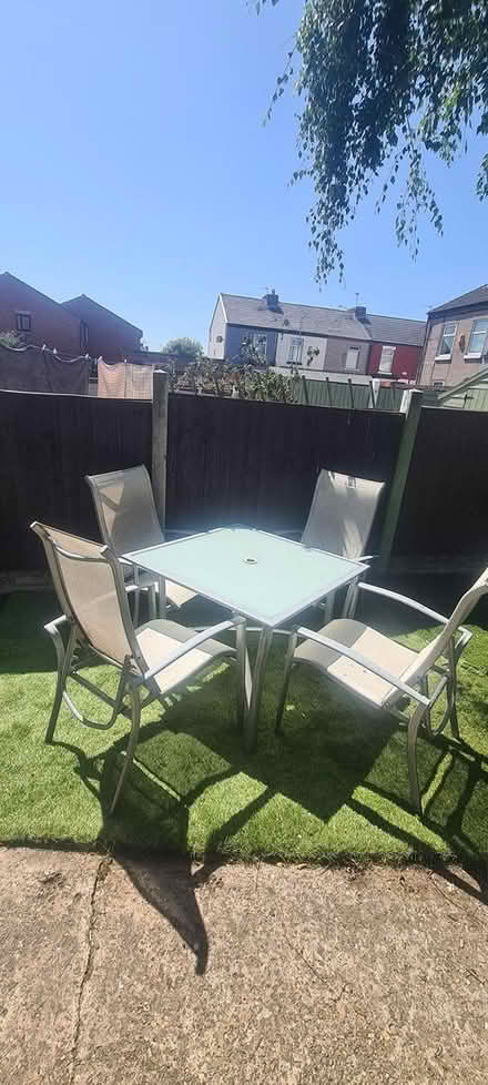 Photo of free Garden table and 4 chairs (CH44 Wirral) #2