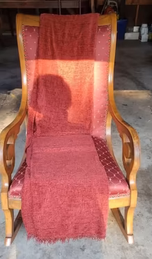 Photo of free Oak rocking chair (North side of Elmhurst) #2