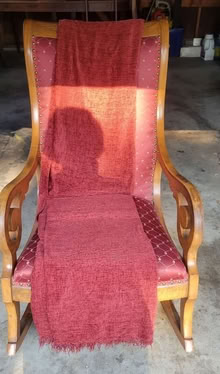 Photo of free Oak rocking chair (North side of Elmhurst) #2
