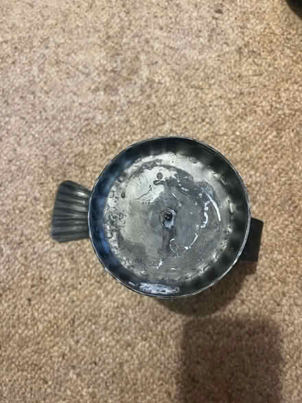 Photo of free Metal (cast iron?) candle holder (Frilford OX13) #2