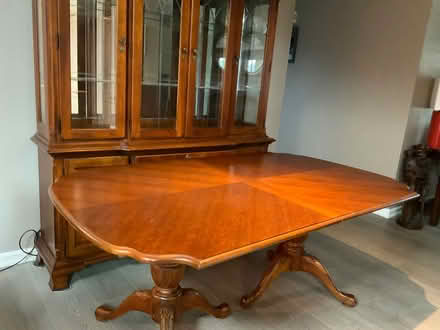 Photo of free Table and china cabinet (Fircrest) #2