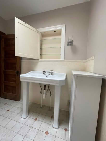 Photo of free wooden medicine cabinet (D St. and 6th St. NE) #2