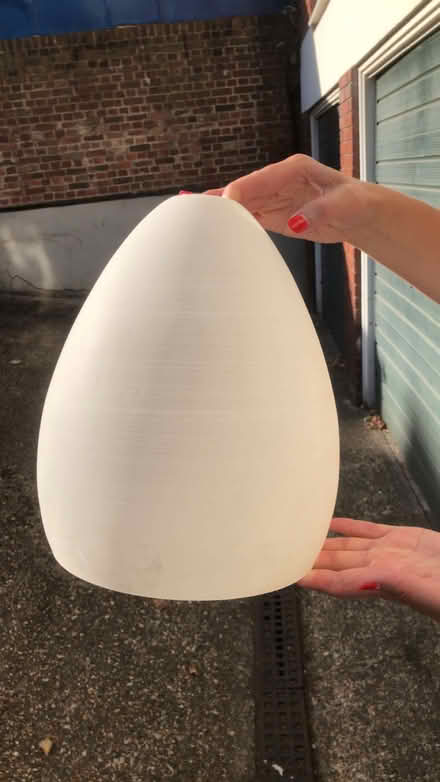 Photo of free White Glass Lamp Shade (North Kensington W10) #2