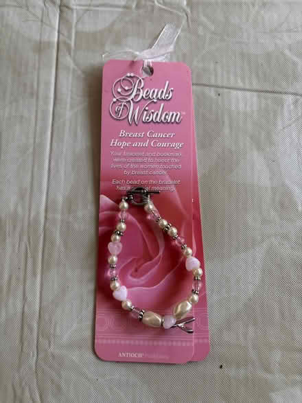 Photo of free Breast cancer bead bracelet (Ossining) #1