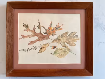 Photo of free Watercolor leaves (Telegraph & Ashby in Berkeley) #1