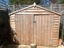 Photo of free Waltons 7'x3' Overlap Double Door Apex Wooden Bike Shed (Ludlow SY8) #1