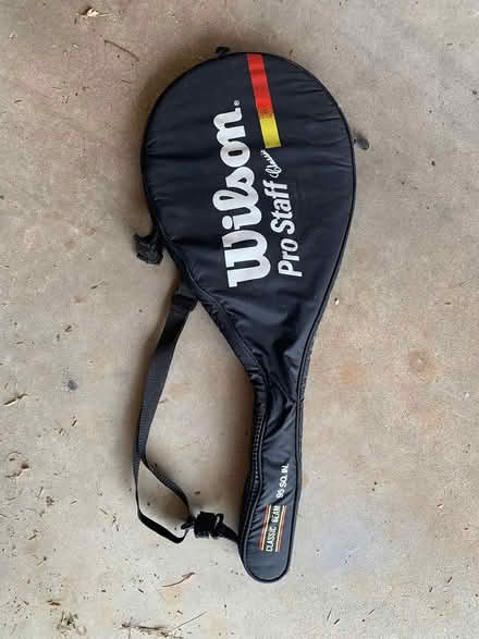Photo of free tennis racquet cover - small (West Groton) #1