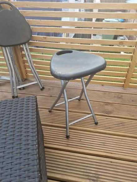 Photo of free 4 x foldable seats (MK15 downhead park) #2