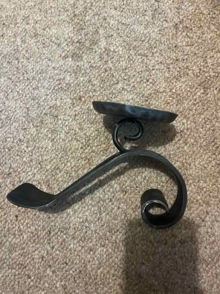 Photo of free Metal (cast iron?) candle holder (Frilford OX13) #1