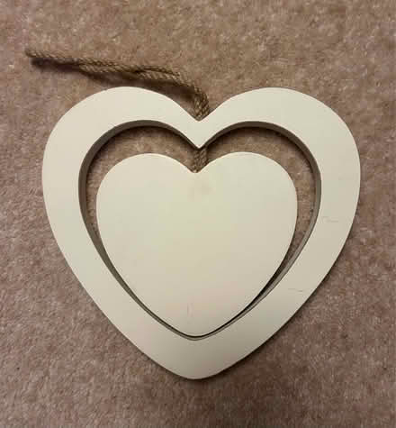 Photo of free Heart shaped hanging quote (Sheet GU31) #2