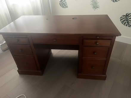 Photo of free Wood Desk (North Vancouver) #1