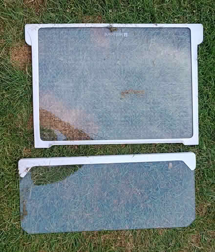 Photo of free 2 glass fridge shelves (Harlington UB3) #1