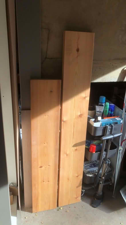 Photo of free 2 Pinewood Shelves (North Kensington W10) #2