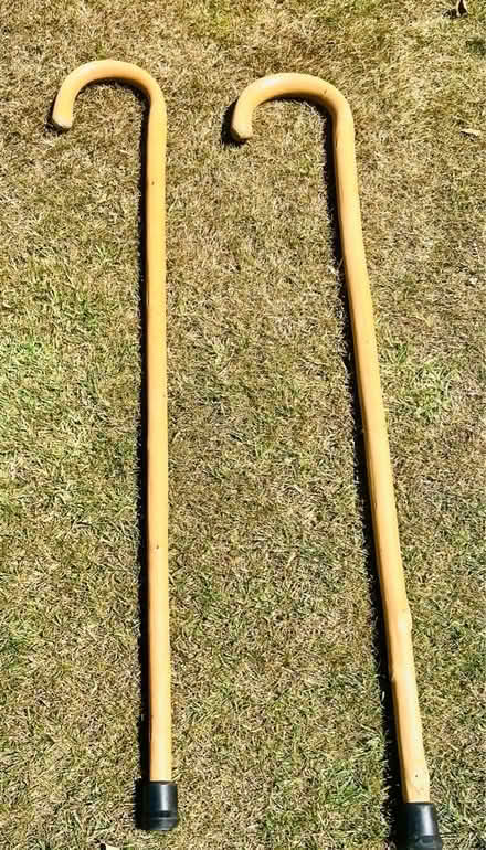 Photo of free Pair Wooden Walking Sticks (Dyke Road area BN1) #1