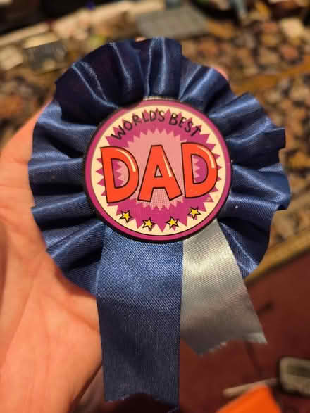 Photo of free Worlds Best Dad Rosette (Church RG2) #1