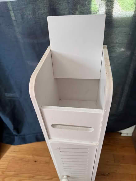 Photo of free Small white bathroom storage (Chevy Chase DC) #3