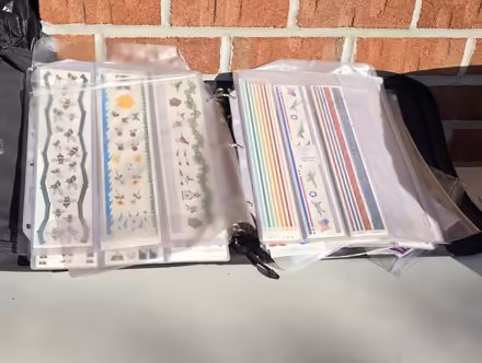 Photo of free Binder with borders and letter (Belle mead nj off route 206) #2