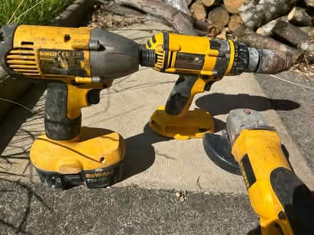 Photo of free Two Dewalt drills and angle driver (Blackley M9) #1