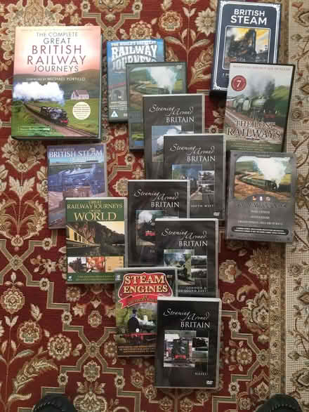 Photo of free Railway-themed dvds & one book (West Moors BH22) #1