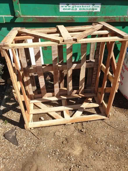 Photo of free Wooden Crate 1Mtr x 1Mtr x 0.6Mtr (ME16 - Allington) #1