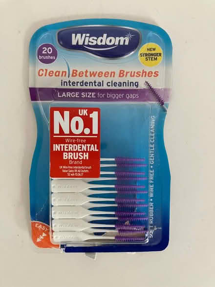 Photo of free Wisdom Wisdom No 1 Interdental Brushes (Large - Purple) (Bilton HG1) #1