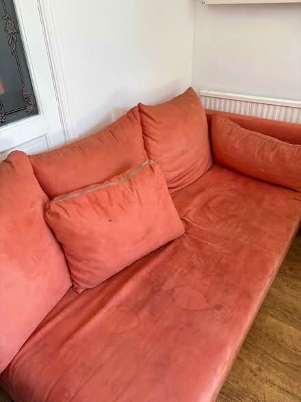 Photo of free Orange sofa (Chorlton M21) #2