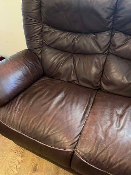Photo of free 3 seater leather sofa (Walsall WS1) #3