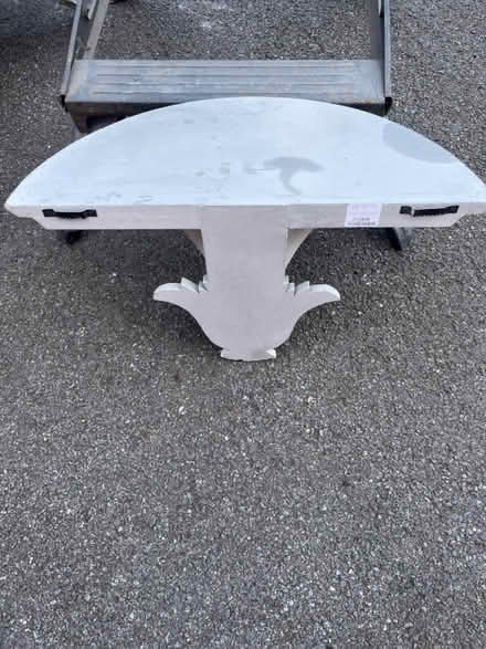 Photo of free Grey wooden shelf (Abbeymead) #3