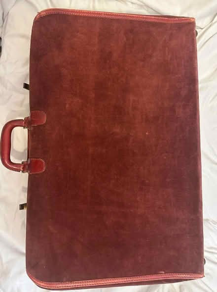 Photo of free Suede Suitcase (Fernhurst GU27) #1