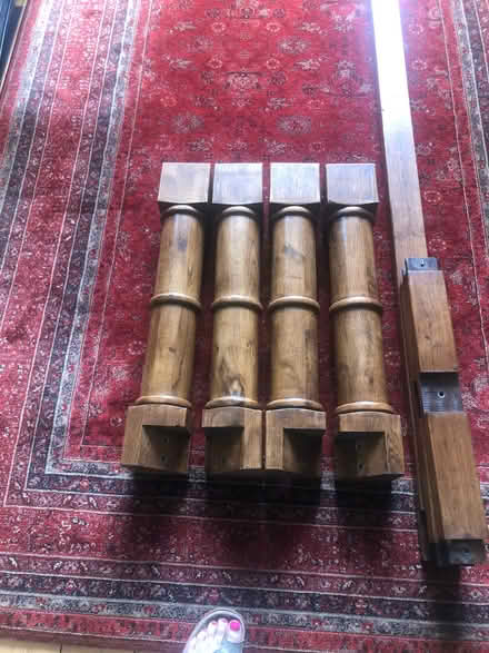 Photo of free Wooden table legs (Great Moor SK7) #1