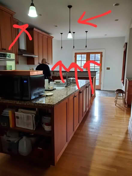 Photo of free Five pendant light fixtures (Capitol Hill) #1