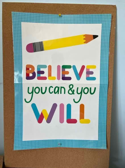 Photo of free Laminated growth mindset poster (Etobicoke) #1