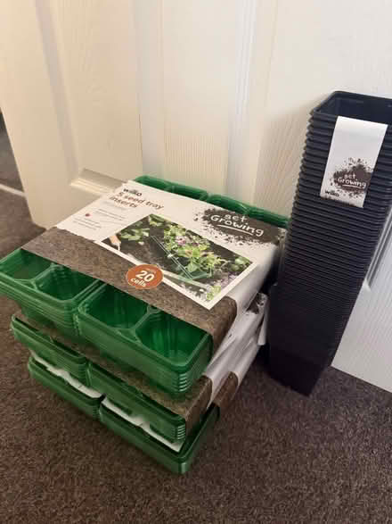 Photo of free Plant pots & seed trays (PO21 Nyetimber) #1