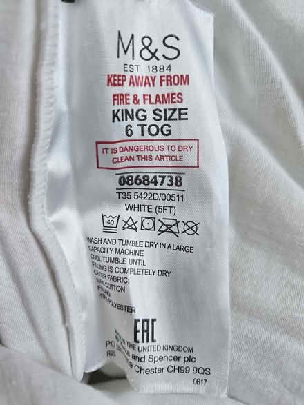 Photo of free King Size Duvet (DA16) #4